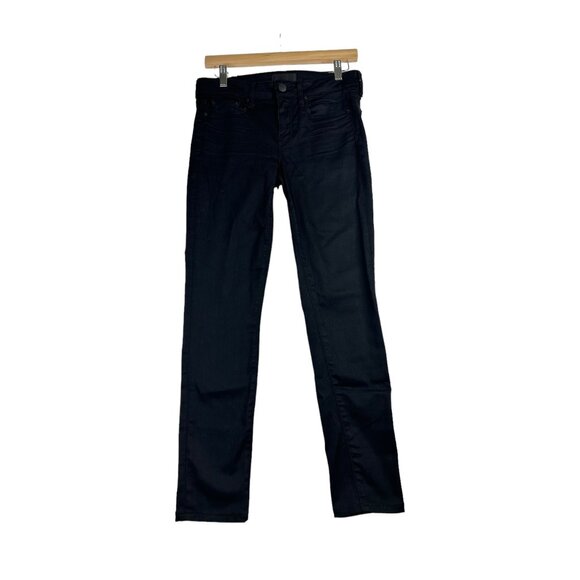 Vince Riley Legging Jeans size 27 Black‎ Raven - Picture 1 of 9